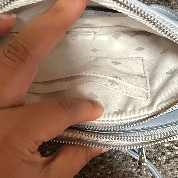 Kate Spade Light blue Quilted Crossbody Bag like new - Picture 4 of 5